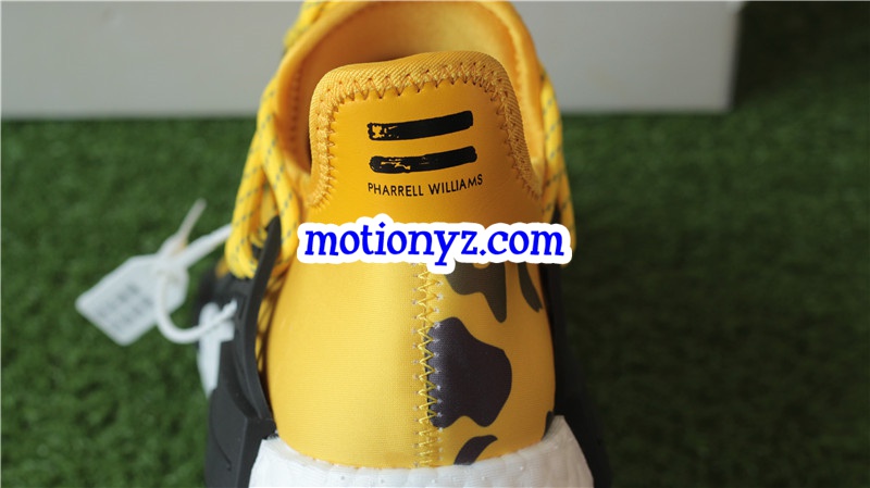 Adidas Pharrell Williams NMD Human Race Camo Bape Yellow